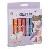 Crayons de cire - Rosa LITTLE DUTCH