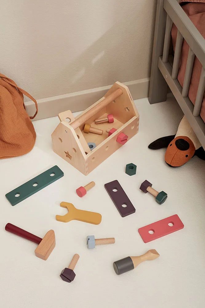 Caisse à outils enfant en bois FSC – kit bricolage complet dès 3 ans Kid's concept