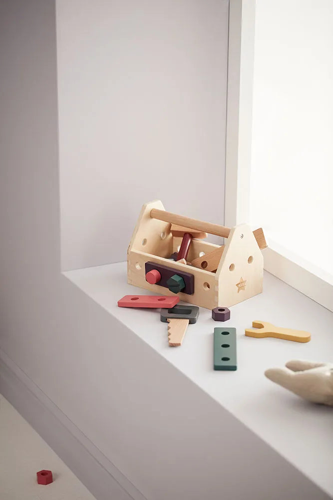 Caisse à outils enfant en bois FSC – kit bricolage complet dès 3 ans Kid's concept