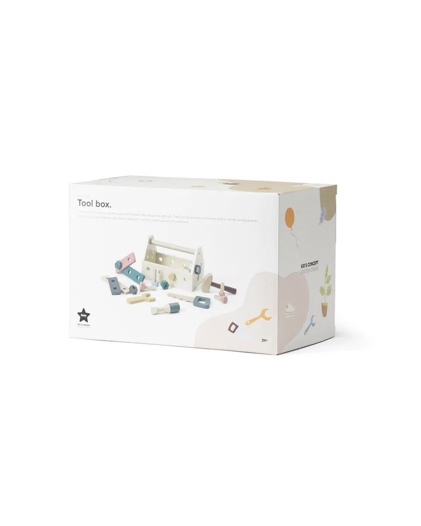 Caisse à outils enfant en bois FSC – kit bricolage complet dès 3 ans Kid's concept