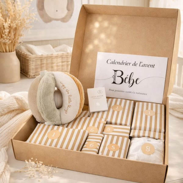 Calendrier de l’avent en attendant bébé Petit coeur salé | Cadeau de grossesse original