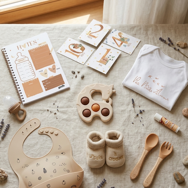 Calendrier de l'avent femme enceinte Petit coeur salé | Cadeau de grossesse original