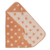 Cape de bain bébé Jacquard Light Terra 75 x 75 cm - Jollein JOLLEIN
