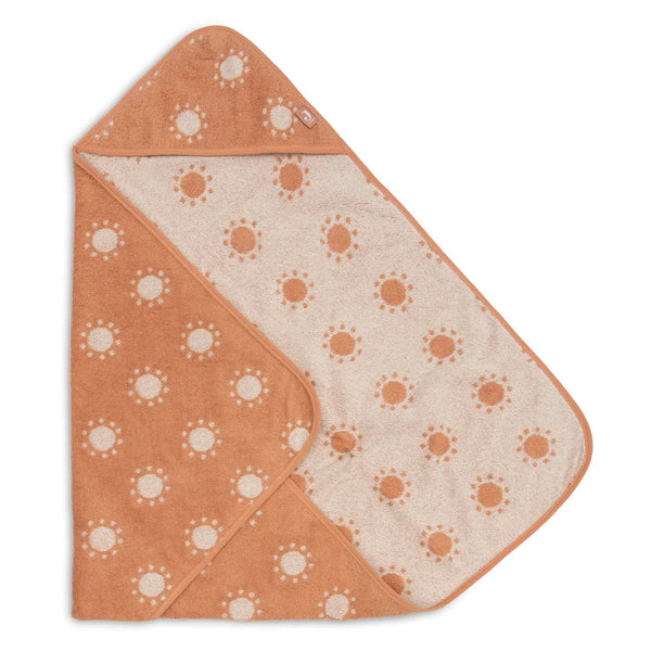 Cape de bain bébé Jacquard Light Terra 75 x 75 cm - Jollein JOLLEIN