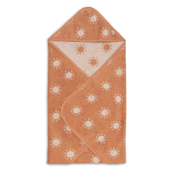 Cape de bain bébé Jacquard Light Terra 75 x 75 cm - Jollein JOLLEIN