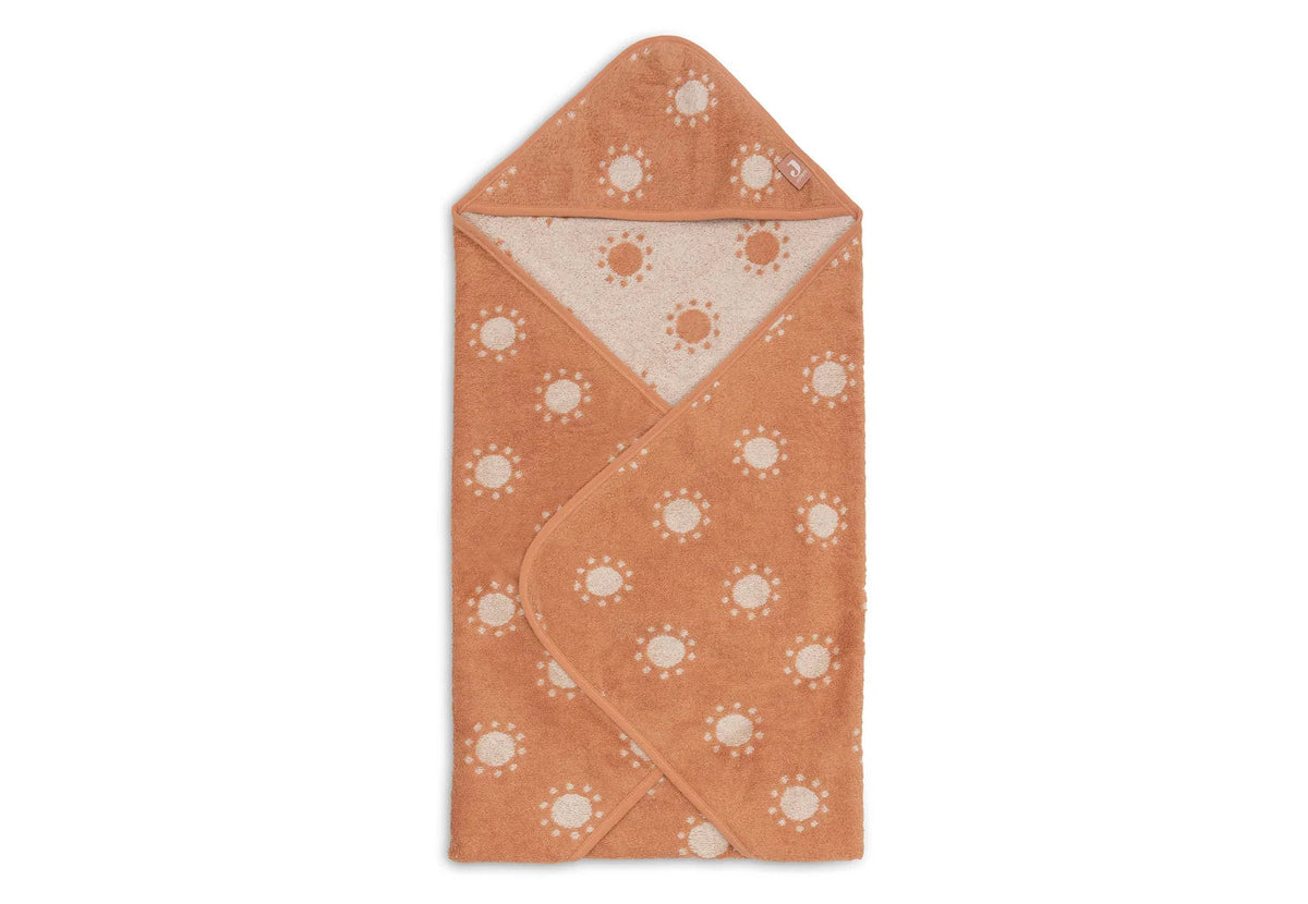 Cape de bain bébé Jacquard Light Terra 75 x 75 cm - Jollein JOLLEIN