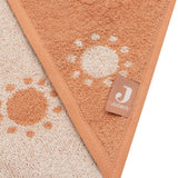 Cape de bain bébé Jacquard Light Terra 75 x 75 cm - Jollein JOLLEIN