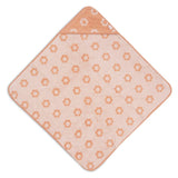 Cape de bain bébé Jacquard blush 75 x 75 cm - Jollein JOLLEIN