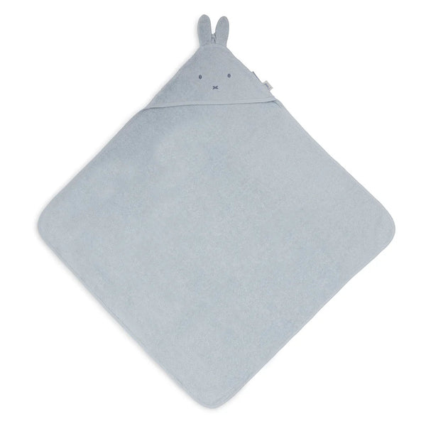 Cape de bain bébé Miffy bleue en éponge 75 x 75 cm - Jollein JOLLEIN