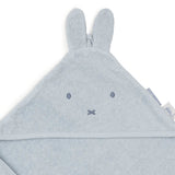 Cape de bain bébé Miffy bleue en éponge 75 x 75 cm - Jollein JOLLEIN