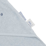 Cape de bain bébé Miffy bleue en éponge 75 x 75 cm - Jollein JOLLEIN