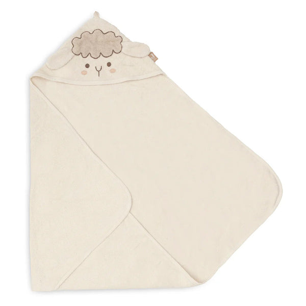 La cape de bain Jollein avec capuche et petites oreilles enveloppe bébé de douceur et de chaleur après chaque bain. Fabriquée en 100 % coton éponge, elle est douce, absorbante et confortable. Son format 75 × 75 cm et son design attendrissant en font un indispensable du linge de bain de bébé.