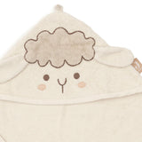 Cape de bain bébé avec capuche et oreilles 75 x 75 cm - Jollein mouton JOLLEIN