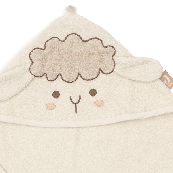 Cape de bain bébé avec capuche et oreilles 75 x 75 cm - Jollein mouton JOLLEIN