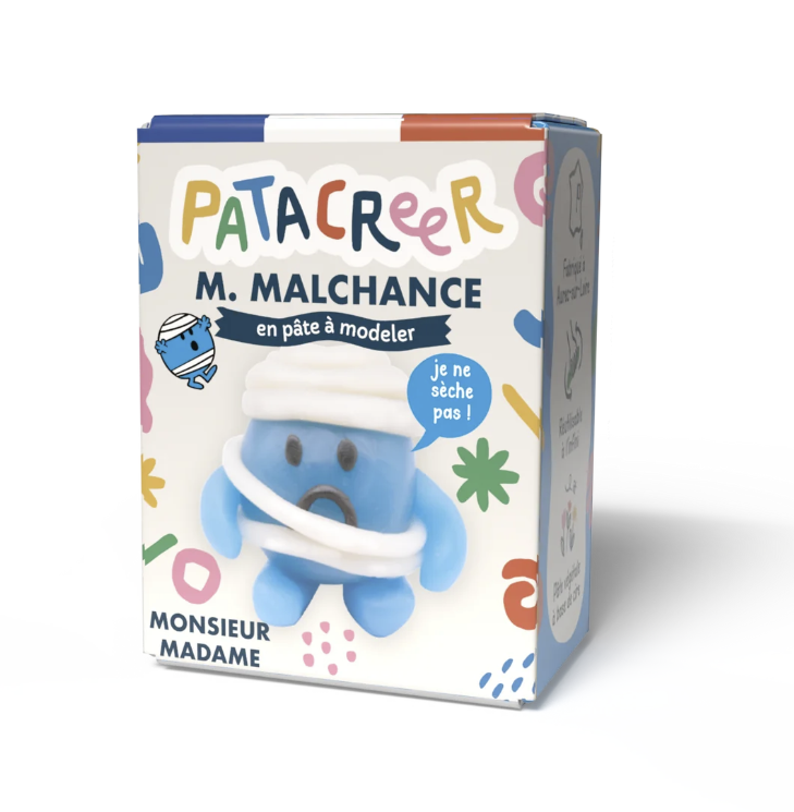 Kit à fabriquer Mr MALCHANCE en pâte à modeler patacreer