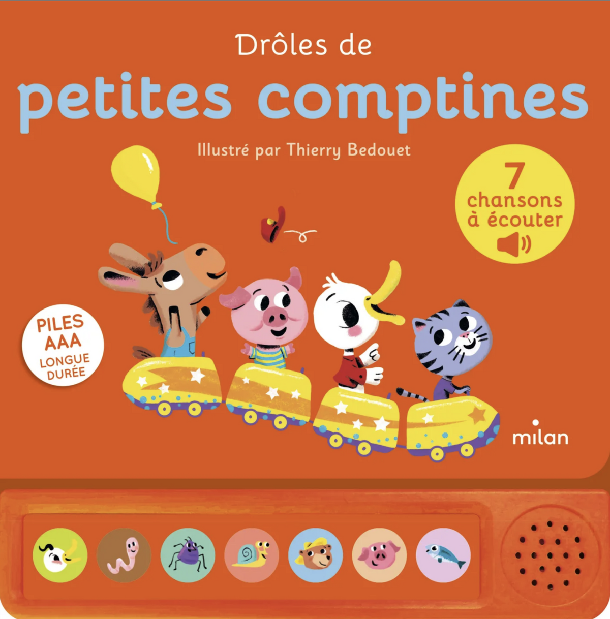 Drôles de Petites Comptines – Livre audio dès 1 an - Livre