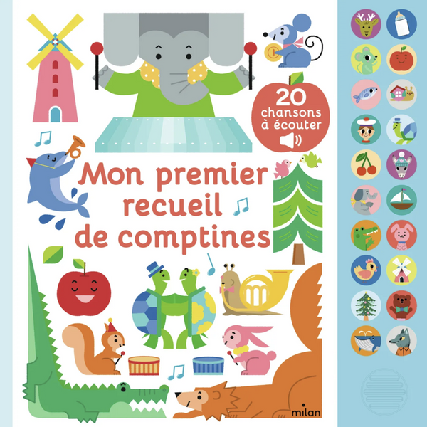 Mon premier recueil de comptines – Livre sonore - Livre