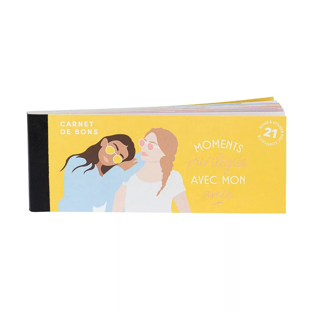 Carnet de Bons chéquier Meilleures Amies OPARI