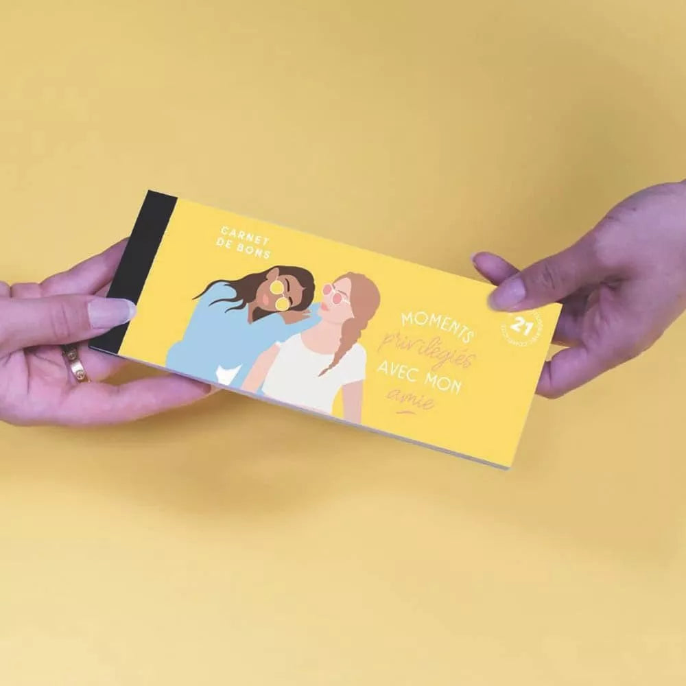 Carnet de Bons chéquier Meilleures Amies OPARI