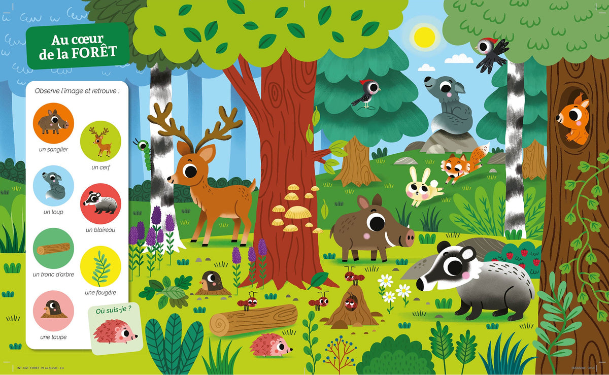 Cherche et trouve des tout-petits – Dans la forêt - AUZOU AUZOU