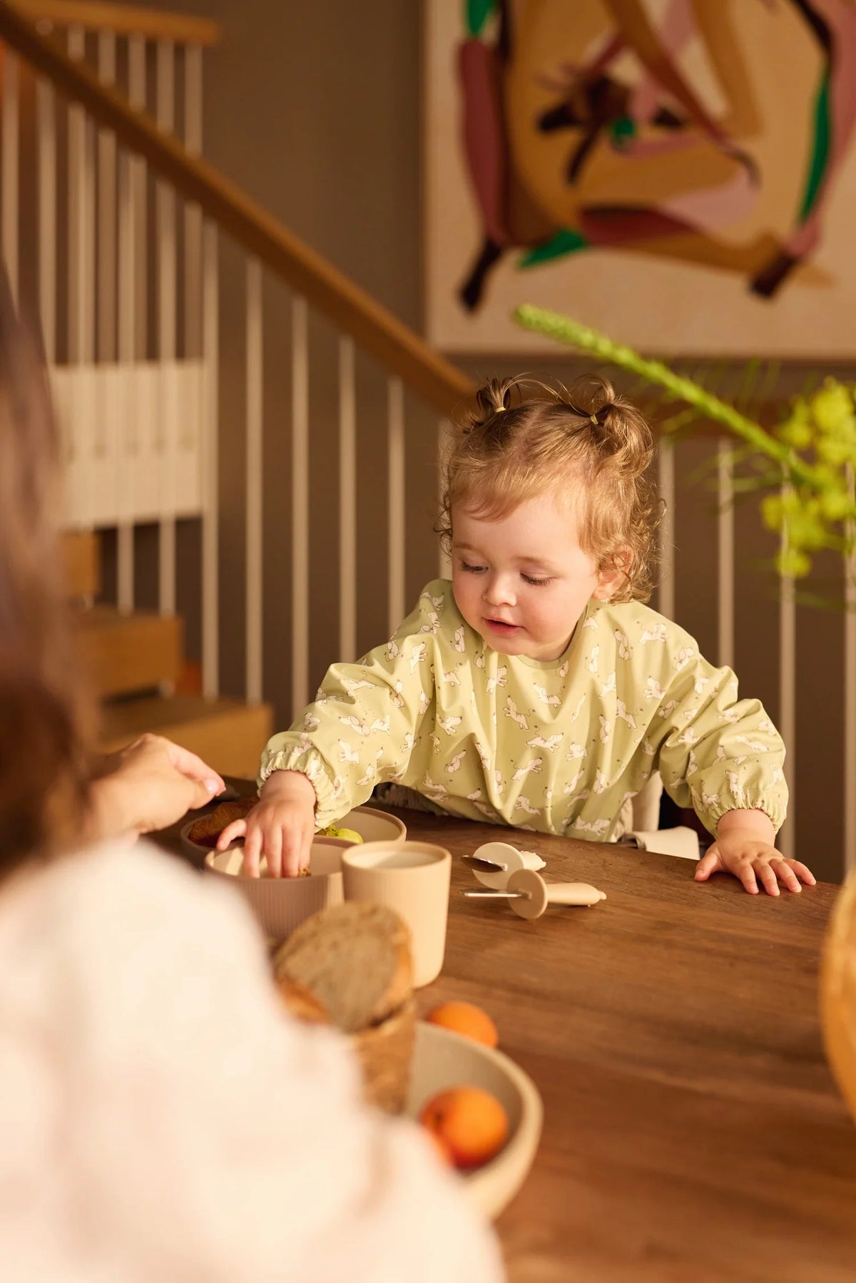 Couverts d'apprentissage en silicone et acier inoxydable - Jollein Natural JOLLEIN