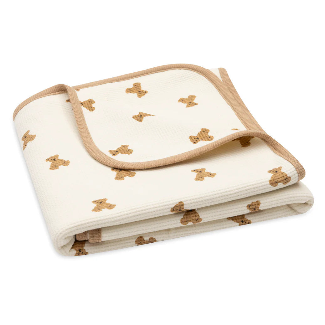 Couverture bébé Mini Teddy Bear : un cocon de douceur et de chaleur pour accompagner bébé au quotidien.