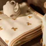 Couverture bébé Mini Teddy Bear : un cocon de douceur et de chaleur pour accompagner bébé au quotidien.