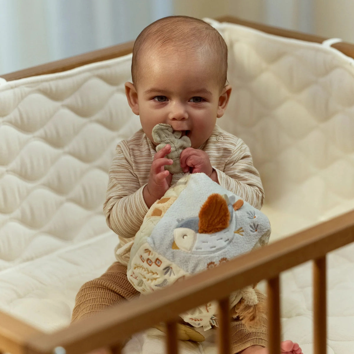 Cube d’activités soft Safari Friends – jouet sensoriel bébé
