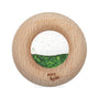 Donut jouet d’éveil sensoriel vert – jouet en bois bébé PETIT BOOM