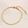 Bracelet Réglable Torsade Avent Bébé