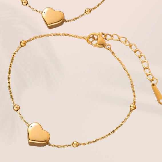 Bracelet Réglable Coeur Avent Bébé