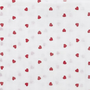 Lange coeur rouge 70x70cm
