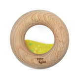 Donut jouet d’éveil sensoriel jaune – jouet en bois bébé PETIT BOOM