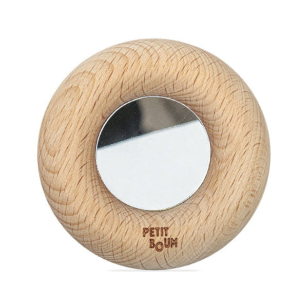 Donut jouet d’éveil sensoriel miroir – jouet en bois bébé PETIT BOOM