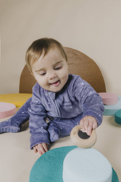 Donut jouet d’éveil sensoriel miroir – jouet en bois bébé PETIT BOOM