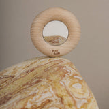 Donut jouet d’éveil sensoriel miroir – jouet en bois bébé PETIT BOOM