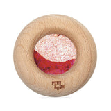 Donut jouet d’éveil sensoriel rouge – jouet en bois bébé PETIT BOOM