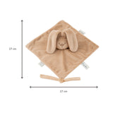 Doudou lapin bébé 27x27 cm – Doudou beige chaud dès la naissance NATTOU