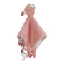 Doudou flamant rose Safari Friends doux et rassurant avec boucle pratique pour tétine ou anneau de dentition. LITTLE DUTCH
