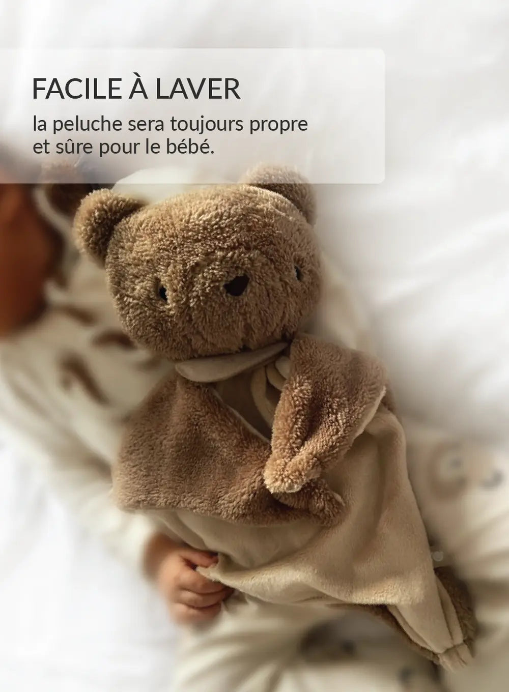MyHummy Ourson plat Marron 5en1 veilleuse MUHYMMY