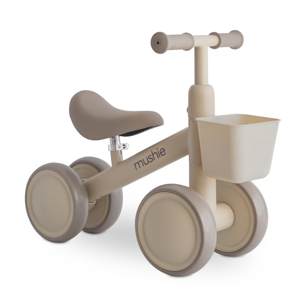 Draisienne bébé Mushie dès 12 mois – légère, stable et évolutive Sable mushie
