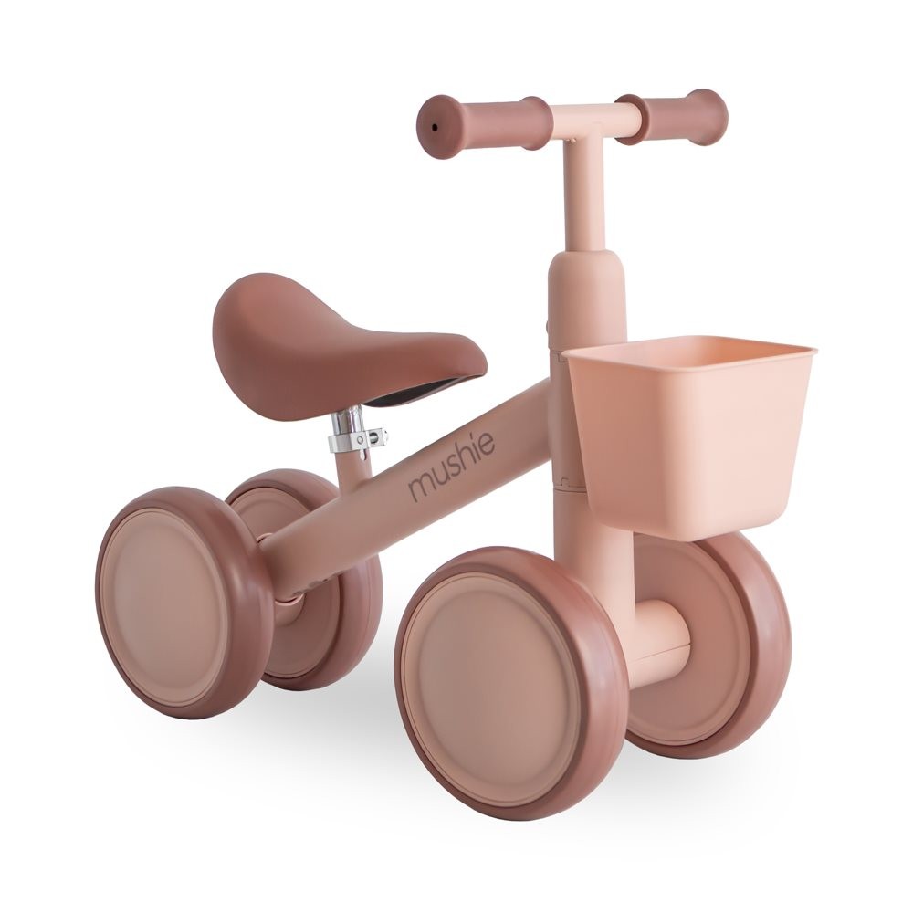 Draisienne bébé Mushie dès 12 mois – légère, stable et évolutive blush mushie