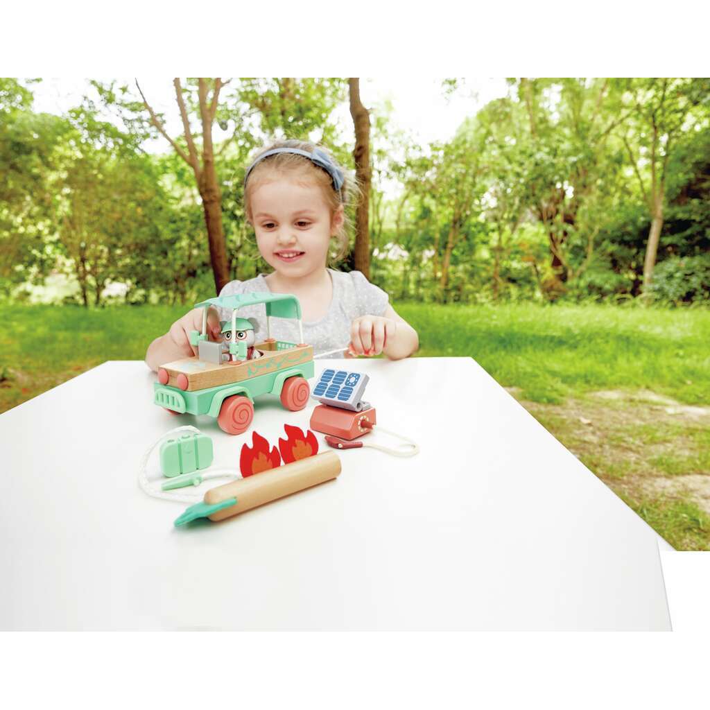 Voiture tout-terrain oscar enfant écologique – Jouet sauvetage forêt 3 ans