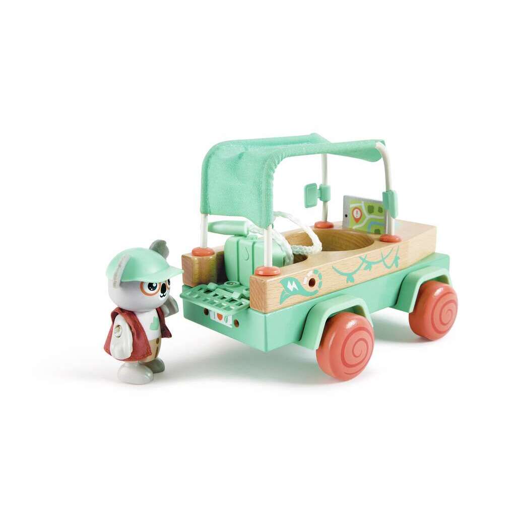 Voiture tout-terrain oscar enfant écologique – Jouet sauvetage forêt 3 ans