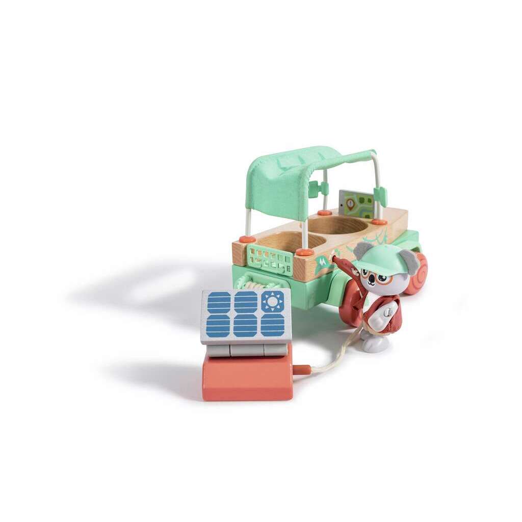 Voiture tout-terrain oscar enfant écologique – Jouet sauvetage forêt 3 ans