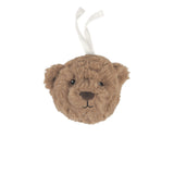 Offrez des nuits sereines à bébé avec la peluche bruit blanc Lou 🐻. Portable et douce, sons apaisants (battements de cœur & bruit blanc), idéale poussette, siège auto & voyages