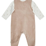 Ensemble grenouillère bébé velours côtelé Chat Lilly STERNTALER