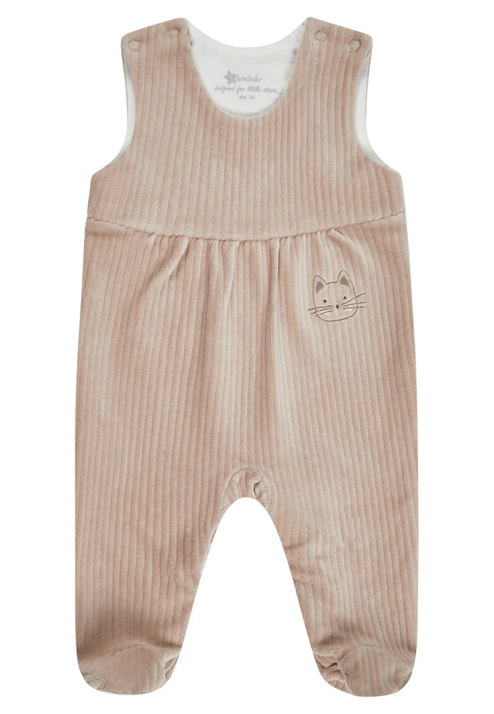 Ensemble grenouillère bébé velours côtelé Chat Lilly STERNTALER
