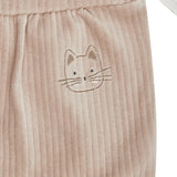 Ensemble grenouillère bébé velours côtelé Chat Lilly STERNTALER