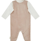 Ensemble grenouillère bébé velours côtelé Chien Lucky STERNTALER